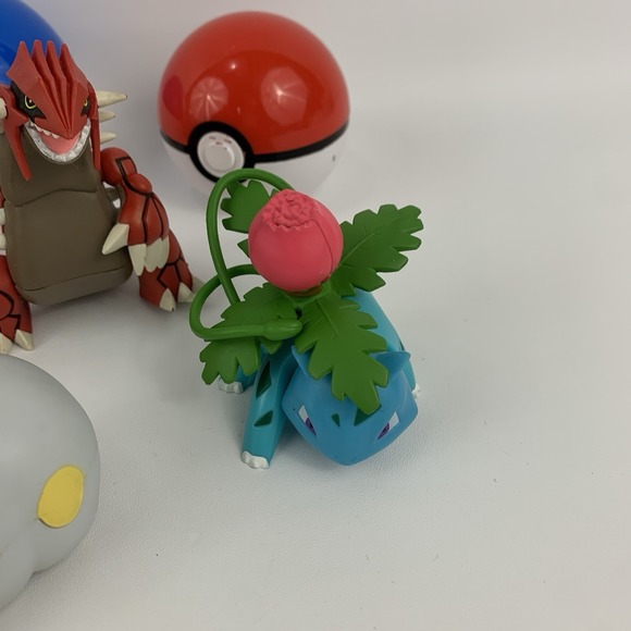 Pokemon Figures Lot Ivysaur Grovyle Wartortle Charmeleon Poke Ball Tomy Figures - Picture 10 of 16